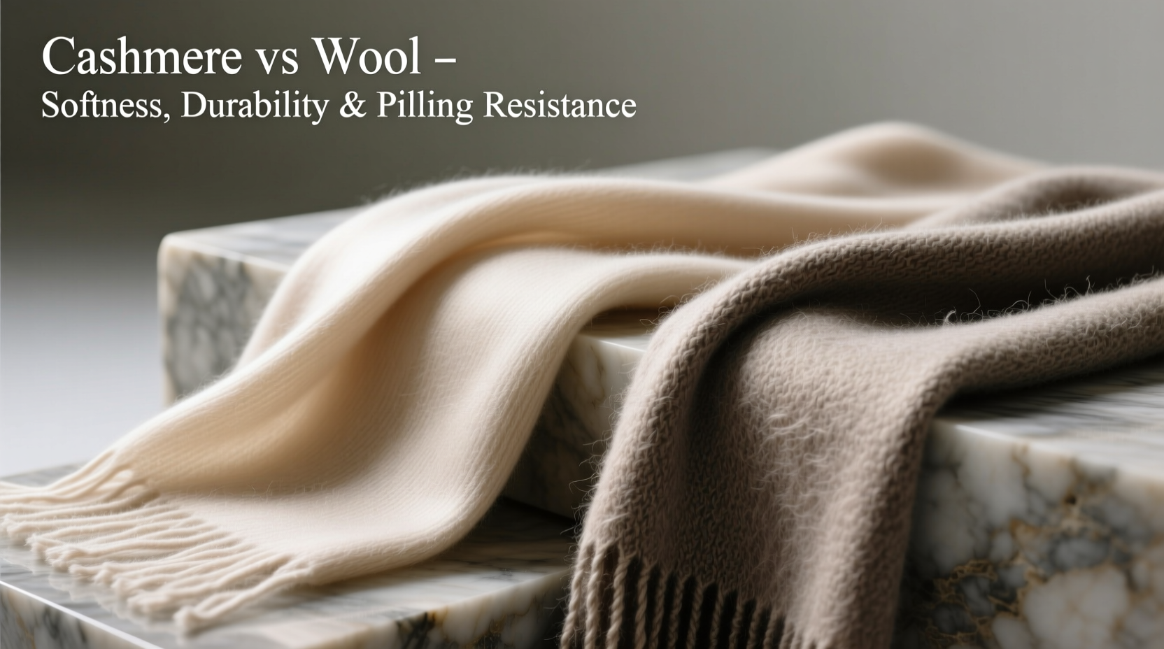 cashmere scarf vs wool which feels softer lasts longer and resists pilling