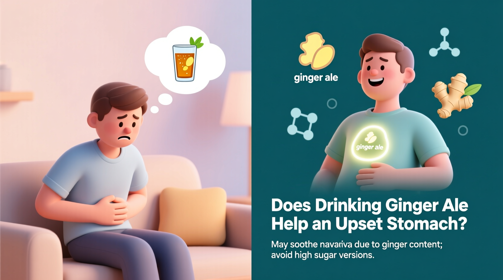 Ingwerlimonade bei Magenbeschwerden: Wirkung & Grenzen