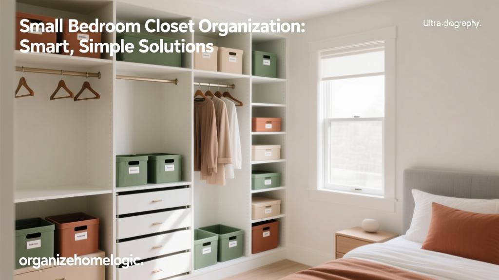 Small Bedroom Closet Organization: Smart, Simple Solutions