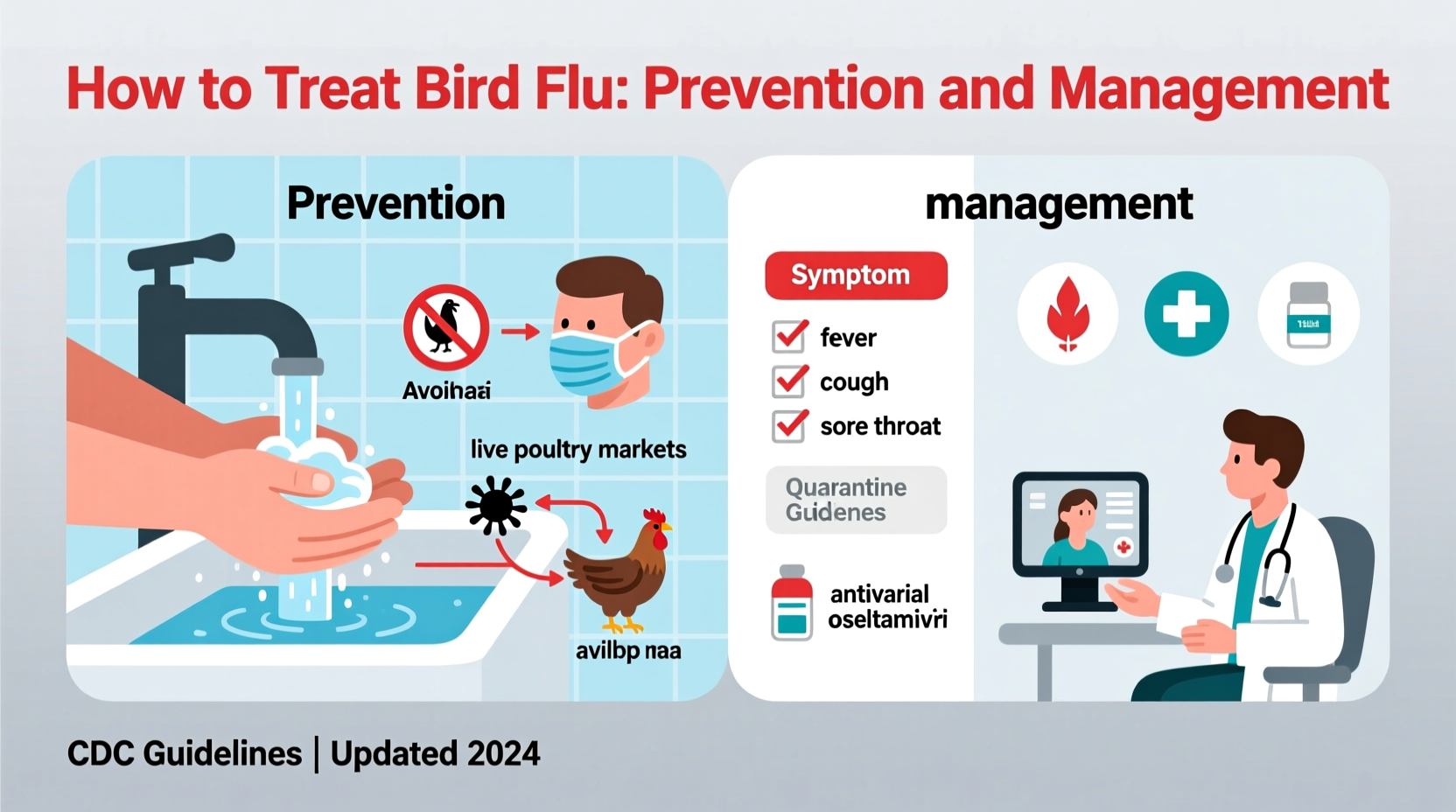how to treat bird flu