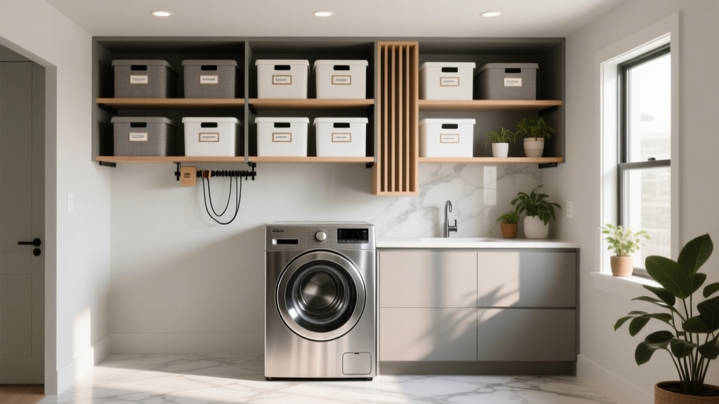 Safe Storage Over Washing Machine: Smart Solutions
