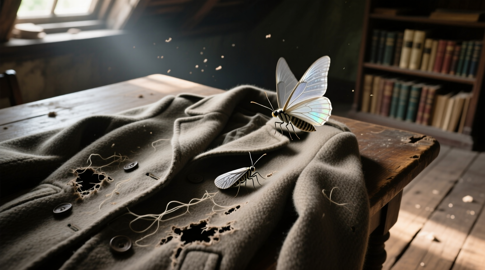 identify and control clothes moths