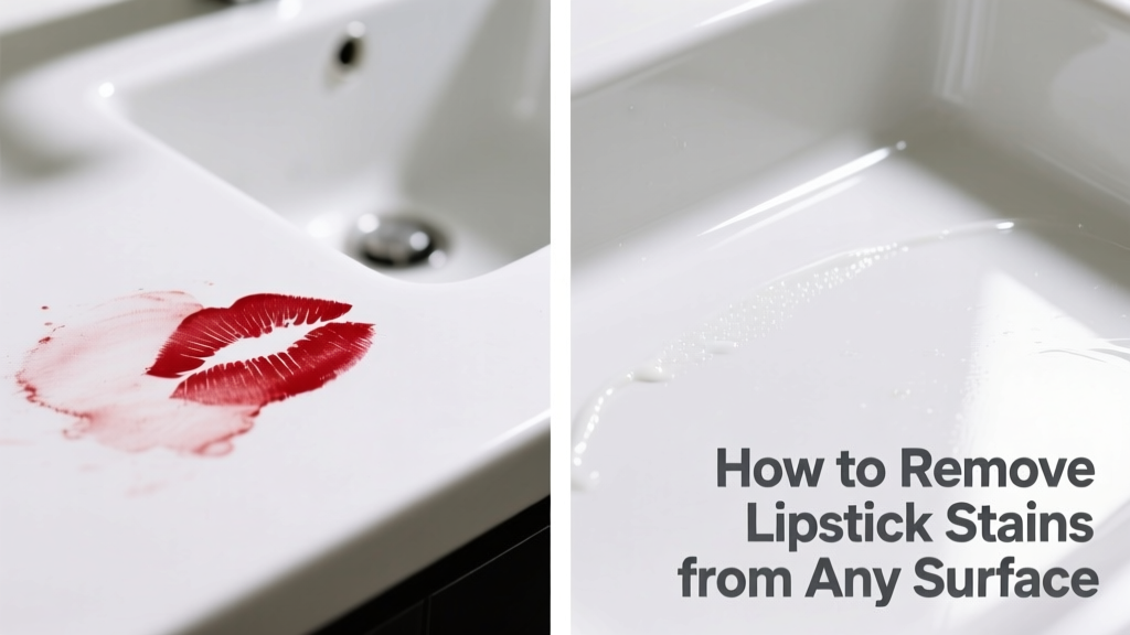 How to Remove Lipstick Stains from Any Surface