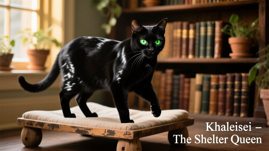 Khalessi the Cat is a Fearless, Fabulous Shelter Feline