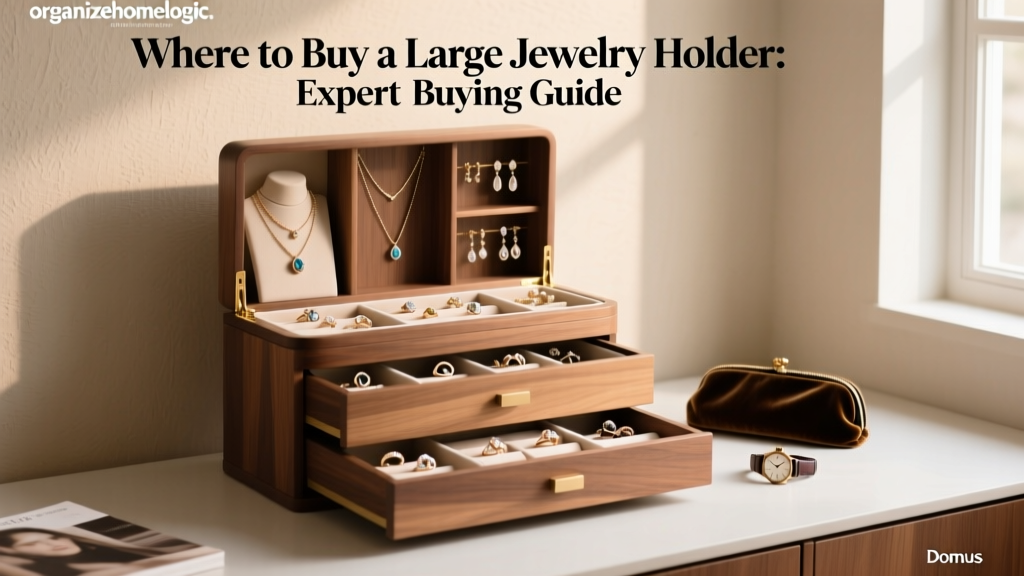 Where to Buy a Large Jewelry Holder: Expert Buying Guide