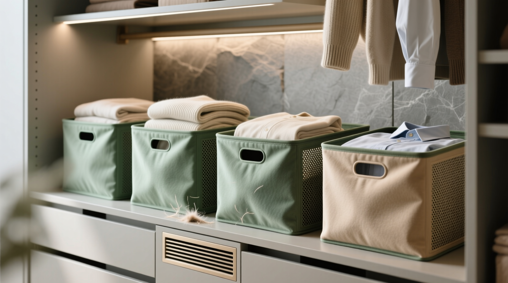 closet organization tips for pet hair season