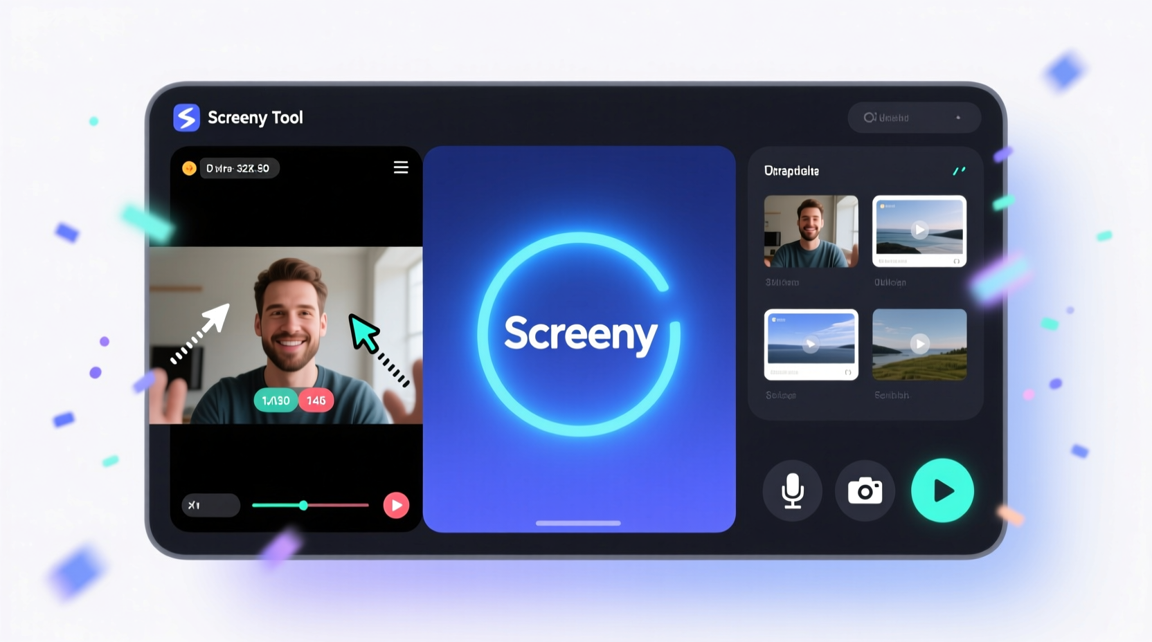 screeny is a great free screencasting and screenshot t