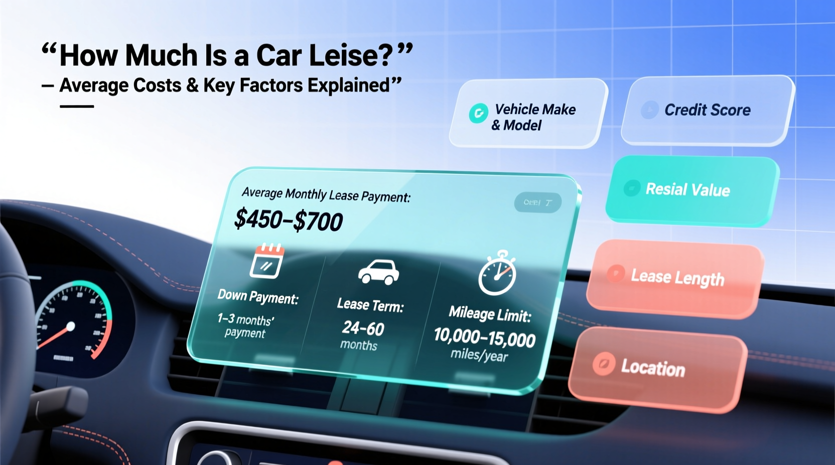 how much is a car lease