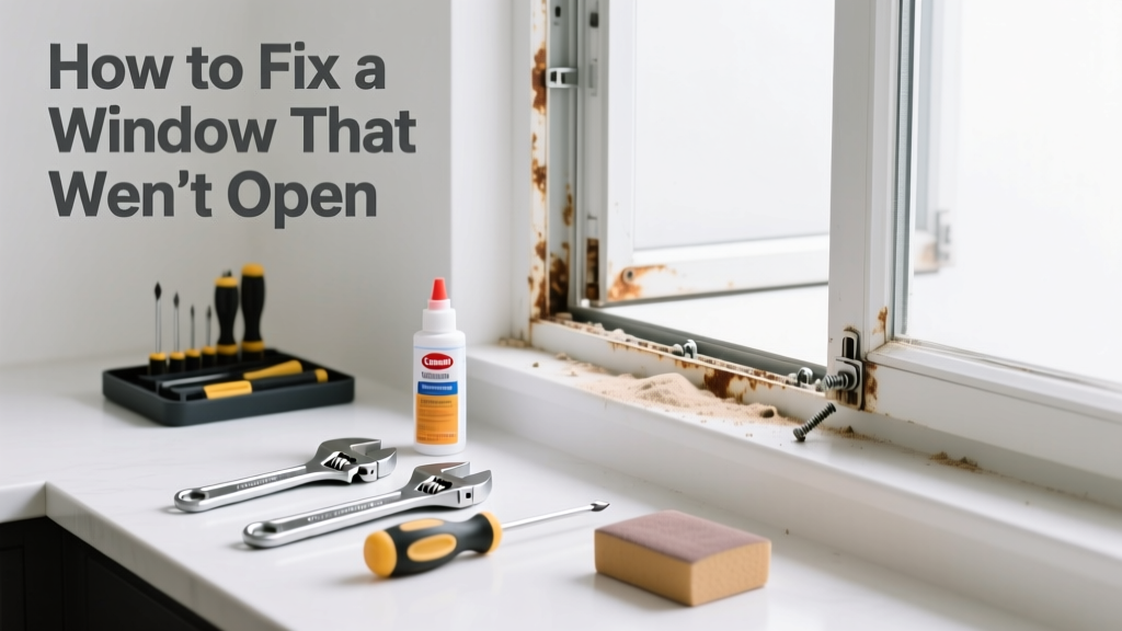 How to Fix a Window That Won’t Open – DIY Repair Guide