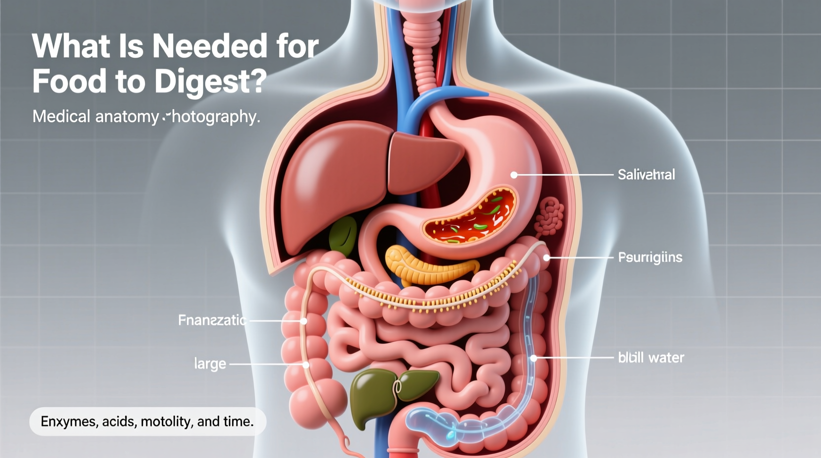 what is needed for food to digest
