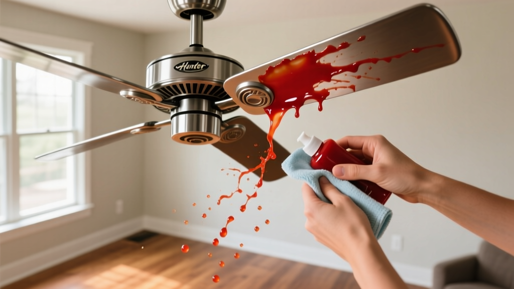 Tested: How to Get Ketchup Out of Ceiling Fan Fast