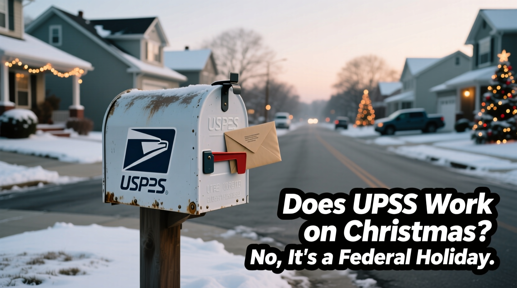does usps work on christmas