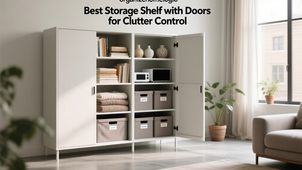 Best Storage Shelf with Doors for Clutter Control