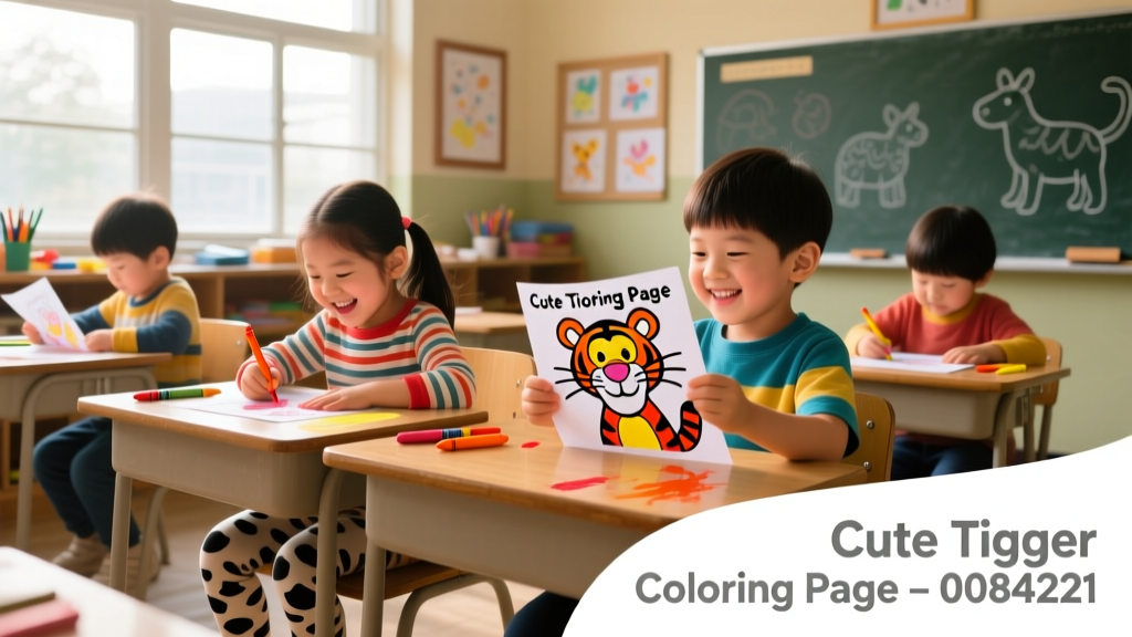 Cute Tigger Coloring Pages for Little Ones: Developmental Benefits, Practical Tips, and Age-Appropriate Design Insights