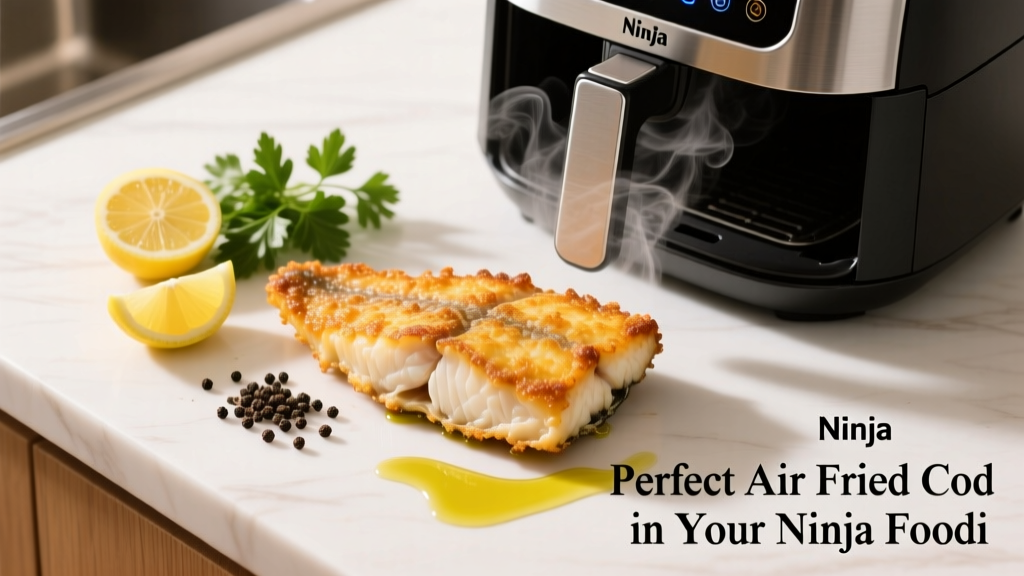 Perfect Air Fried Cod in Your Ninja Foodi (Crispy & Tender!)