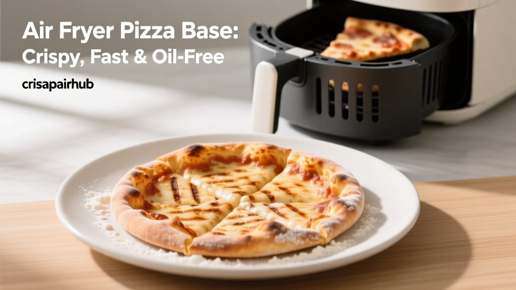 Air Fryer Pizza Base: Crispy, Fast & Oil-Free