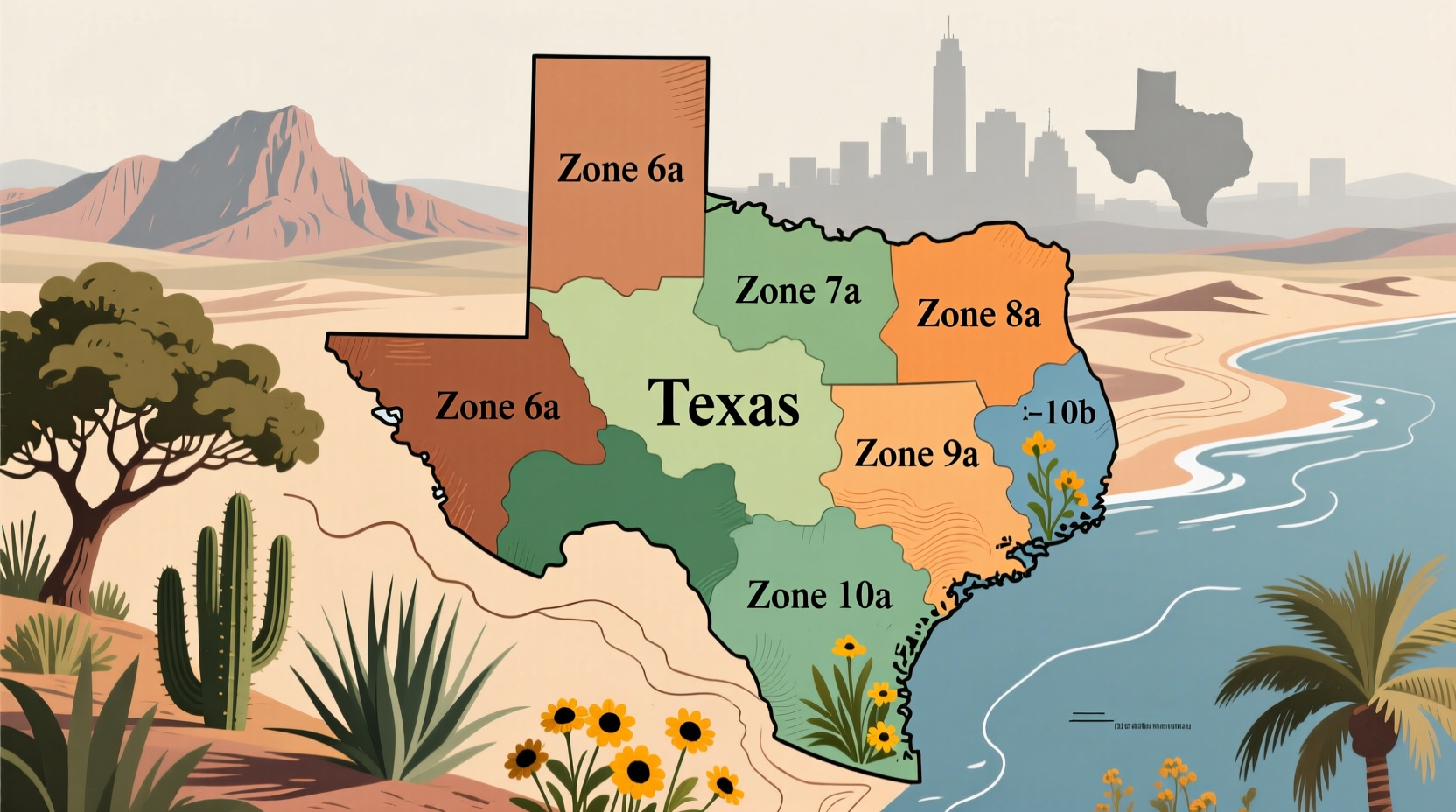texas gardening zones