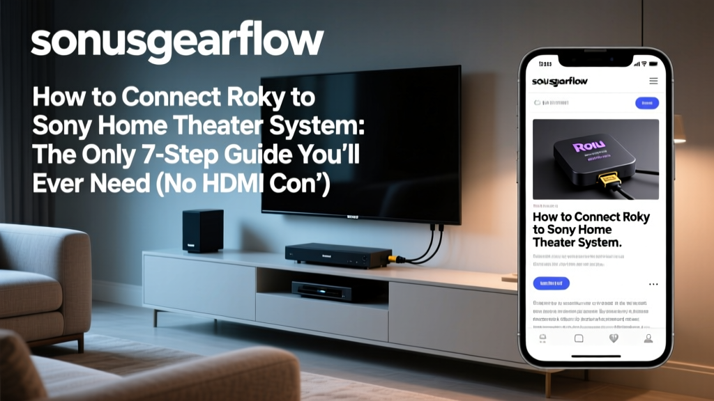 Roku to Sony Home Theater Setup Guide (2026)