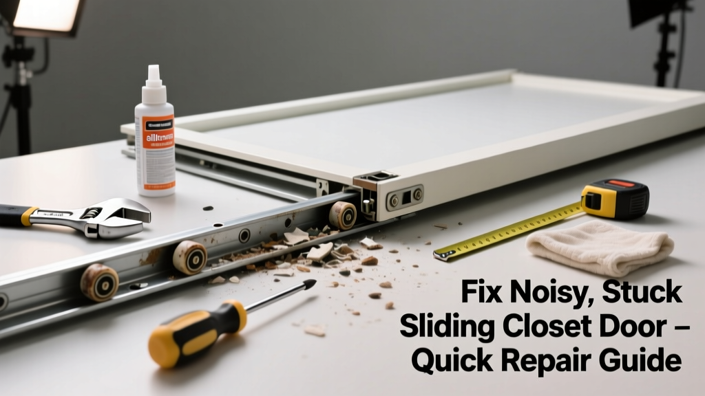 Fix Noisy, Stuck Sliding Closet Door – Quick Repair Guide