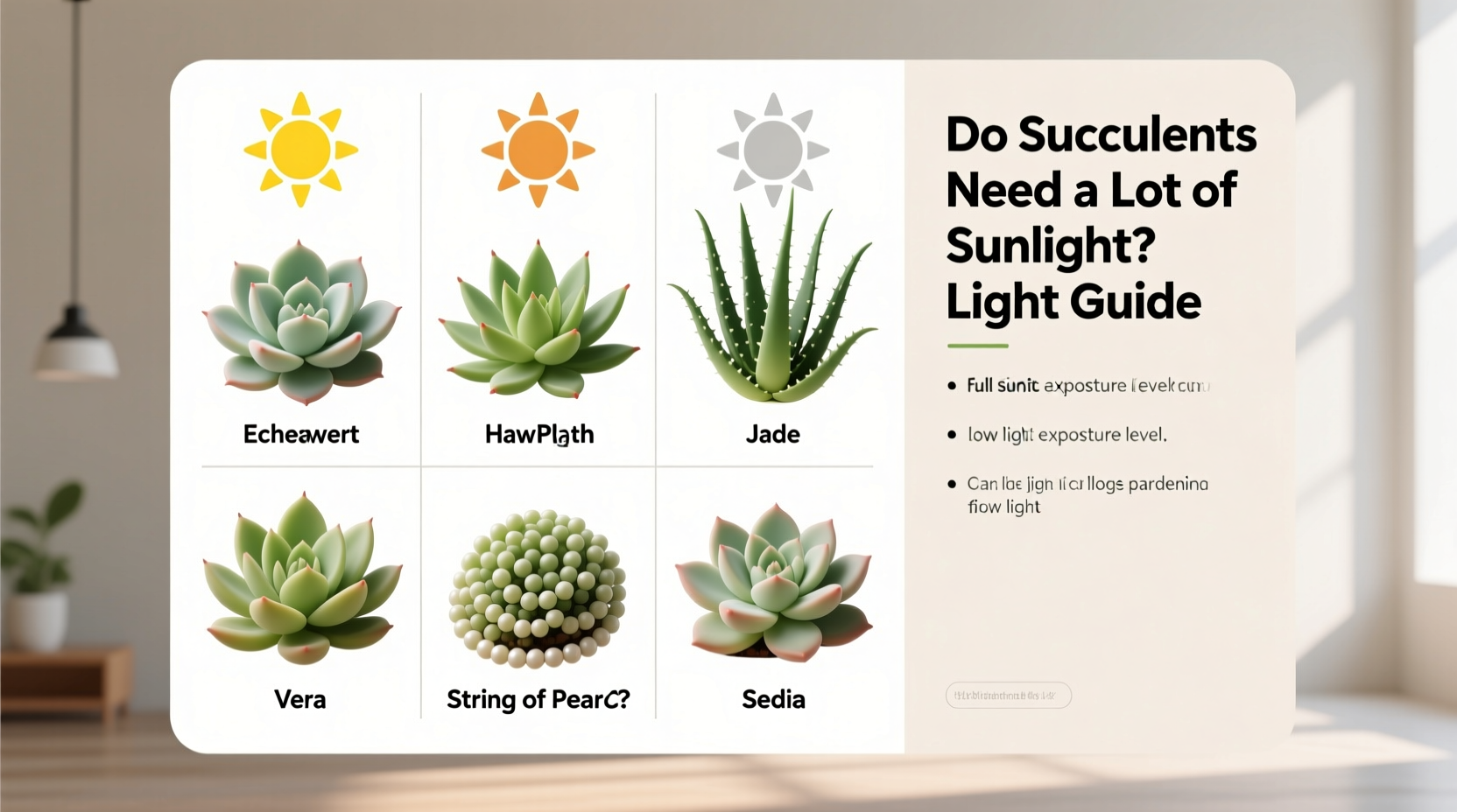 How Much Sunlight Do Succulents Need? | TheHomeSprouts