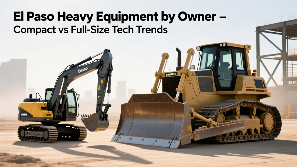 El Paso Heavy Equipment by Owner: Compact vs Full-Size Tech Trends