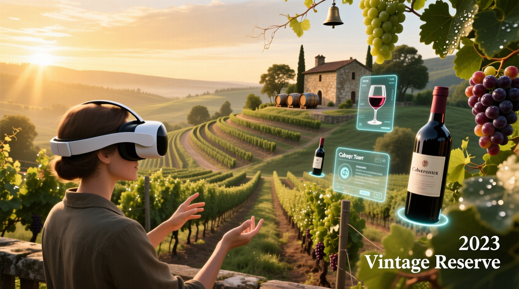 wine tours in VR are virtual vineyard visits replacing real ones