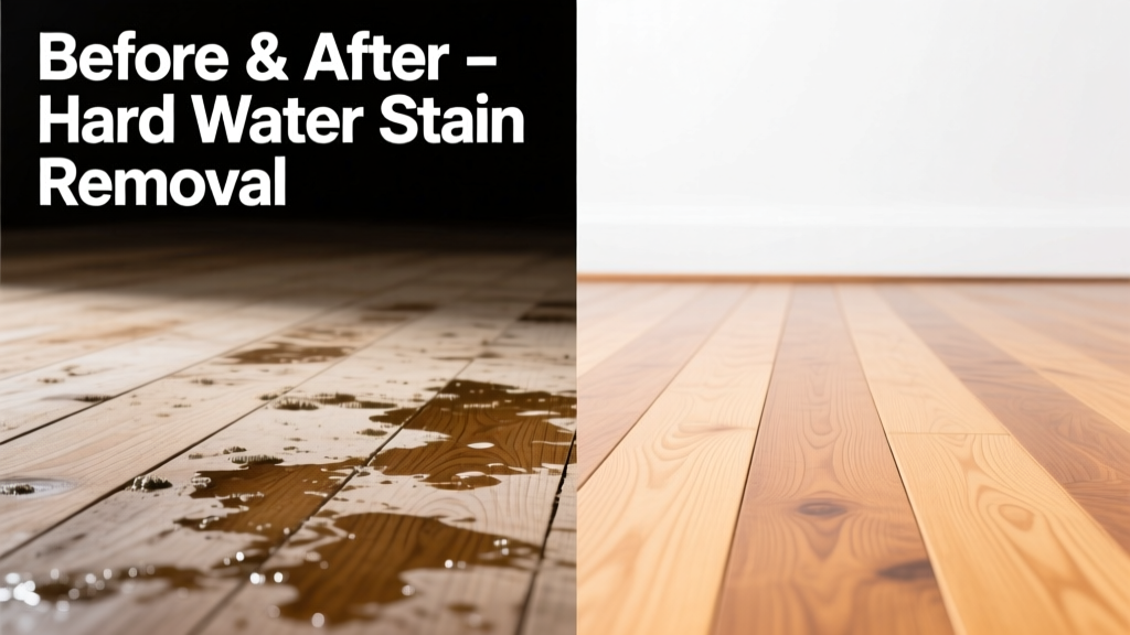How to Remove Hard Water Stain from Hardwood Floors