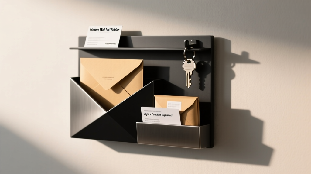 Modern Wall Mail Holder: Style + Function Explained