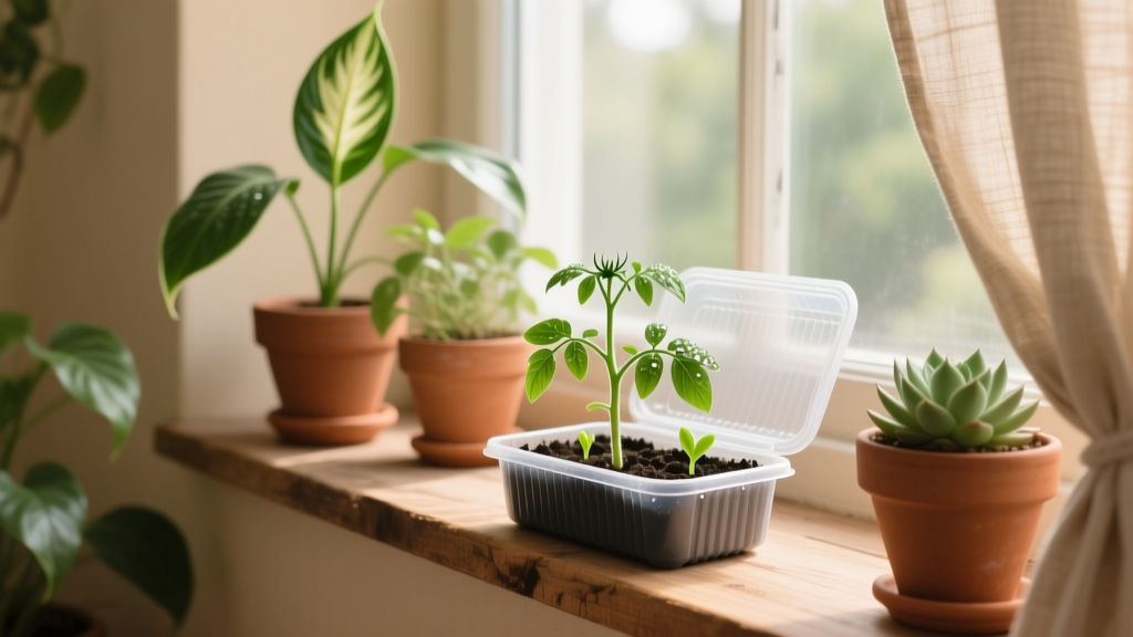 When to Remove Tomato Plants from Propagator