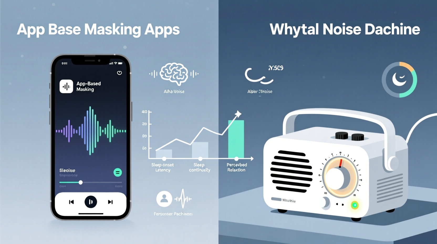 noise masking apps vs white noise machines which improves sleep quality