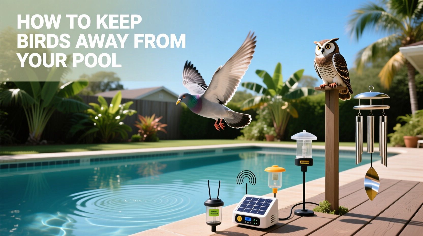 How to Keep Birds Away From Your Pool