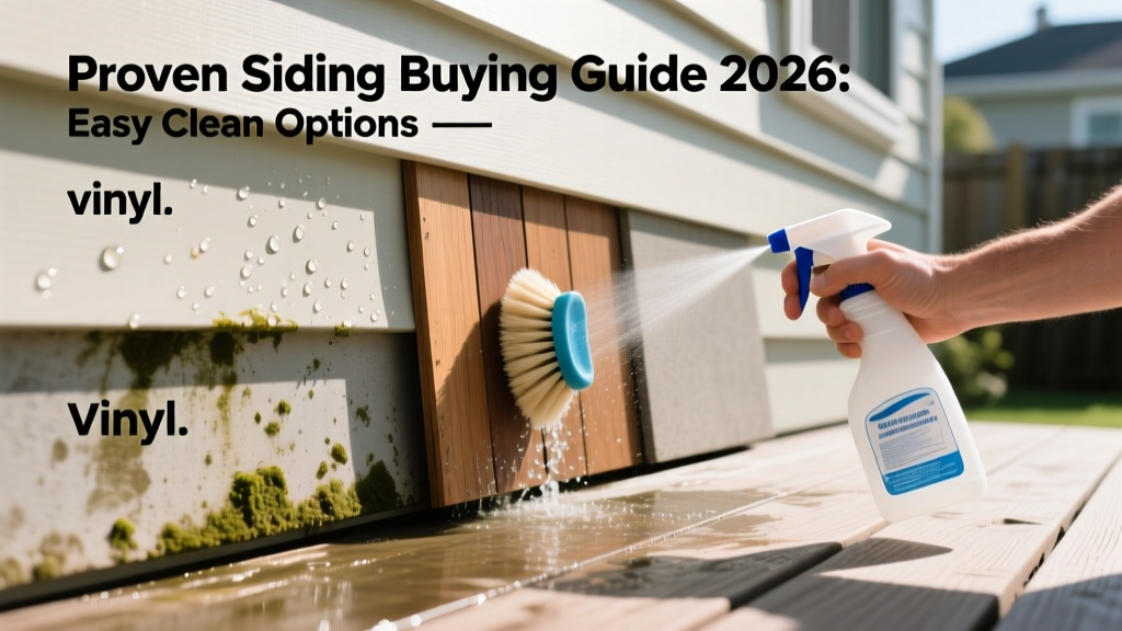 Proven Siding Buying Guide 2026: Easy Clean Options