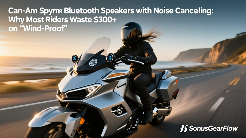 Can-Am Spyder Bluetooth Speakers: Real Wind-Noise Fix