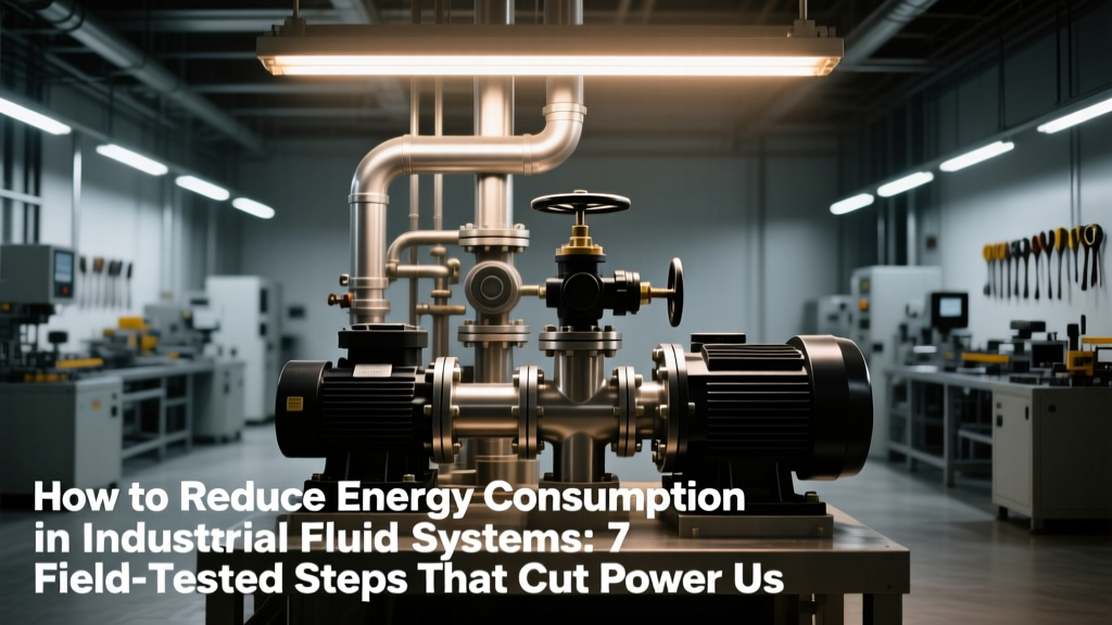 Cut Fluid System Energy Use by 22–41%: 7 Compliant Steps