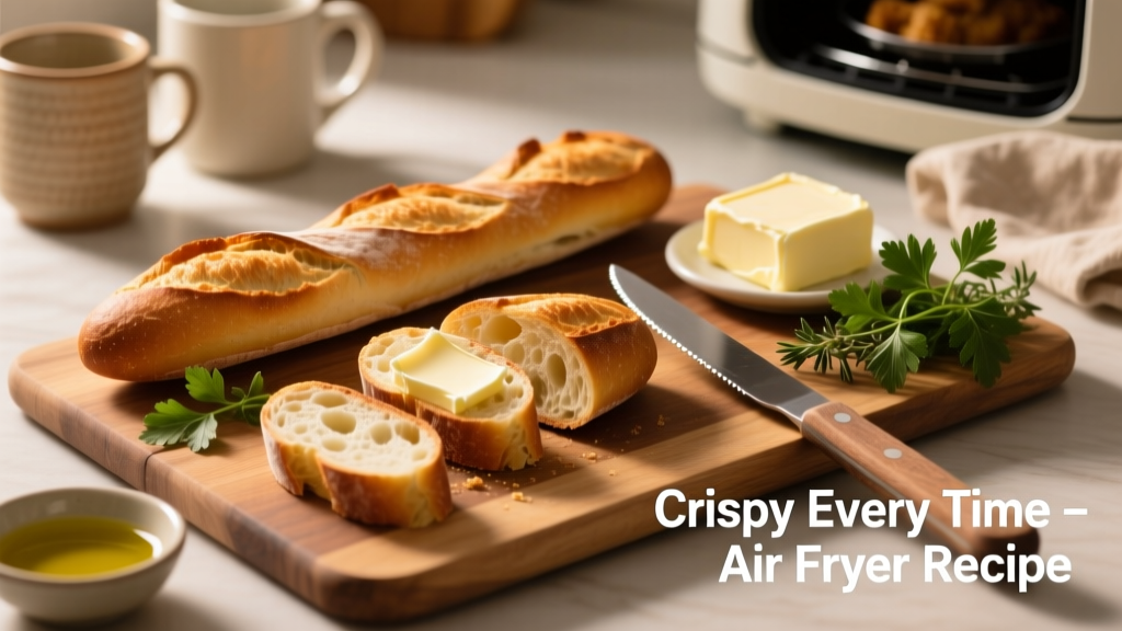 How to Cook a Baguette in an Air Fryer (Crispy Every Time!)