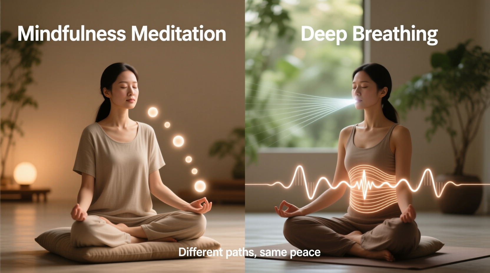 mindfulness meditation vs deep breathing is there a real difference for anxiety