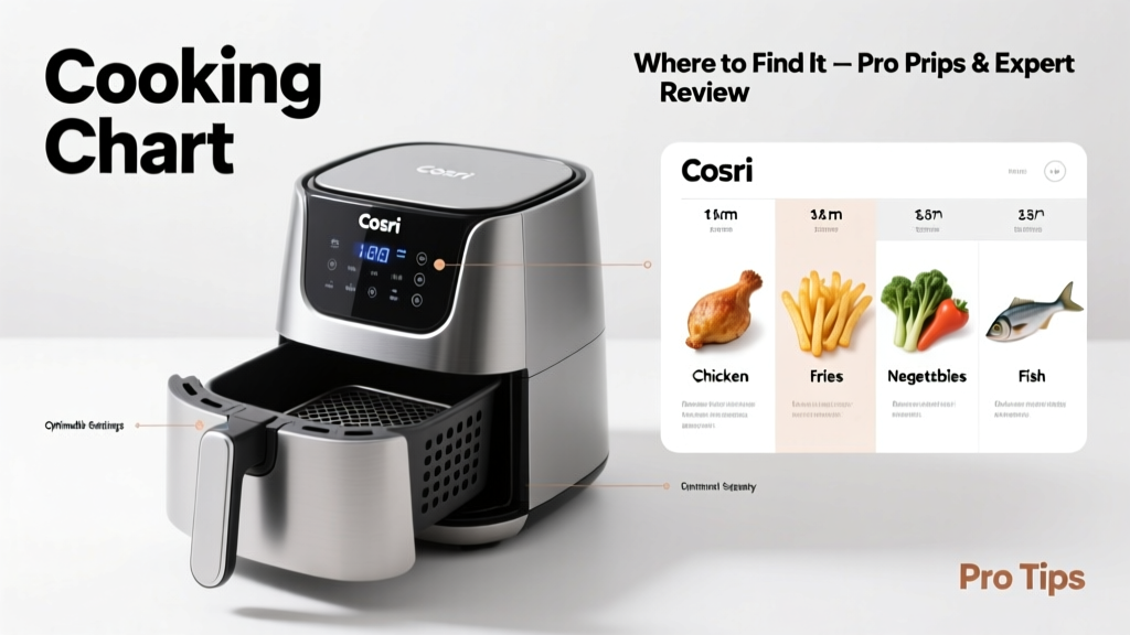 Cosori Air Fryer Cooking Chart: Where to Find It + Pro Tips