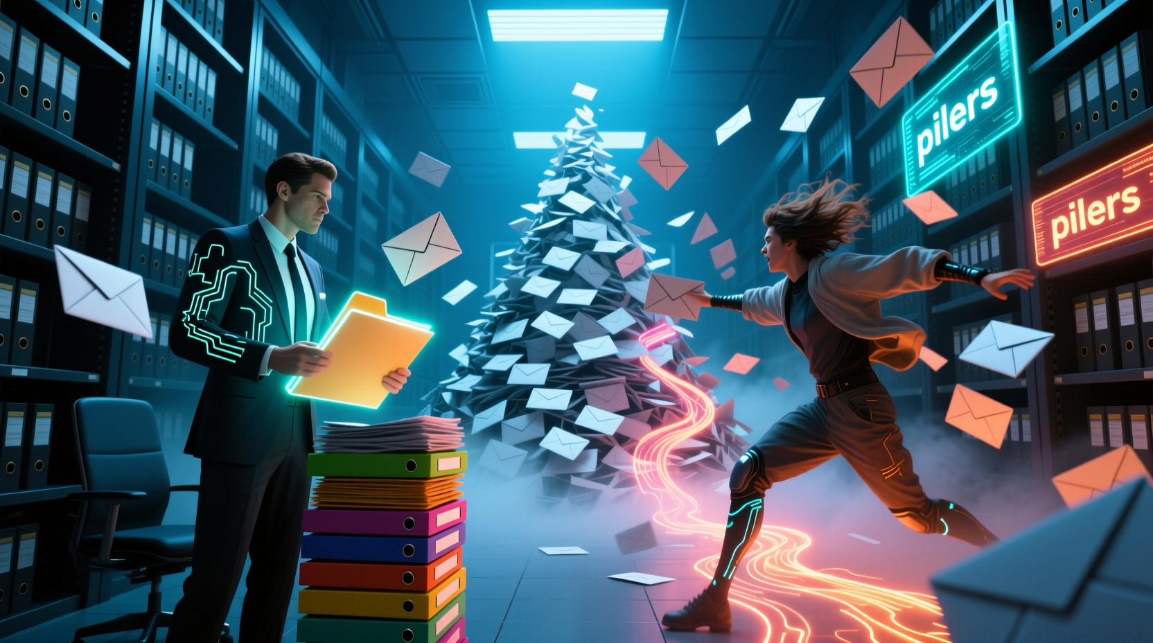 email filers versus pilers