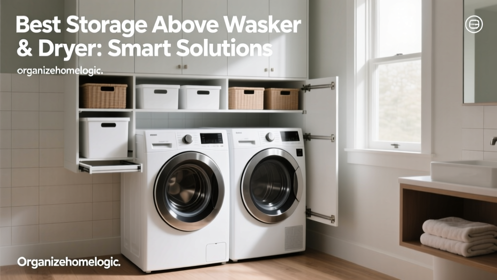 Best Storage Above Washer & Dryer: Smart Solutions