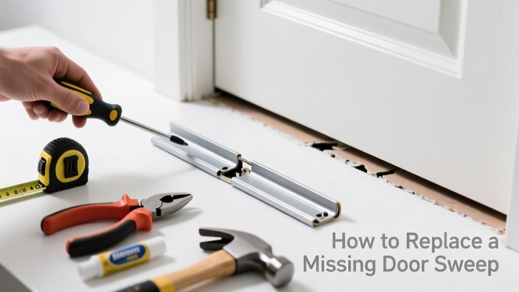 How to Replace a Missing Door Sweep Replacement Part