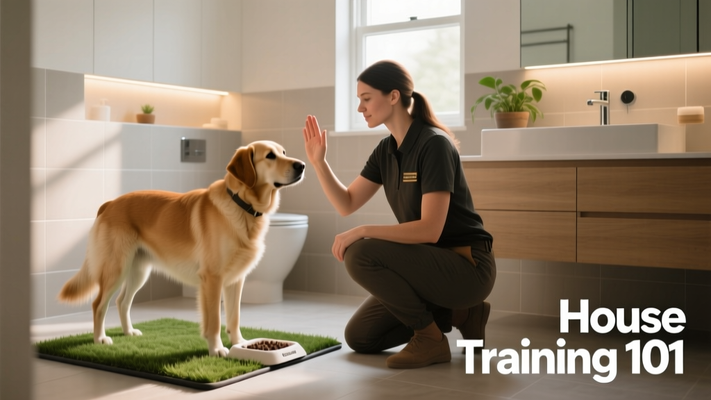 How to house train an adult dog: bathroom training dogs