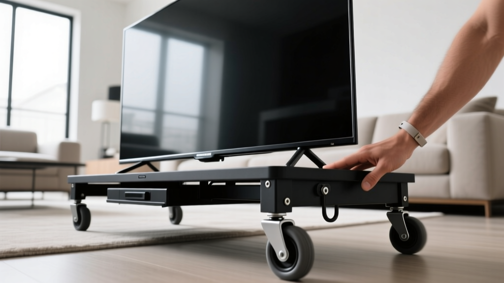 Portable TV Stand on Wheels Safety Weight Limits Best Uses: 7 Critical Mistakes That Cause Tip-Overs (And How to Avoid Them)