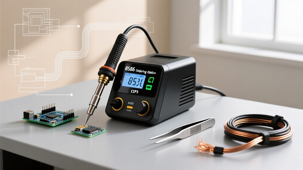 Mastering the 8586 Digital Soldering Station: A Beginner's Guide