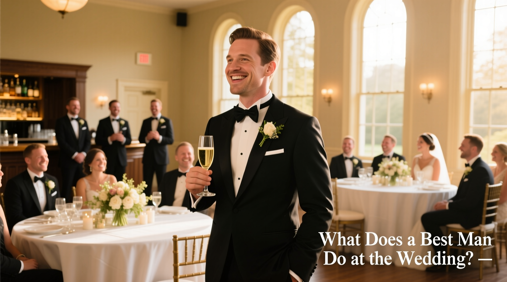 what does a best man do at the wedding