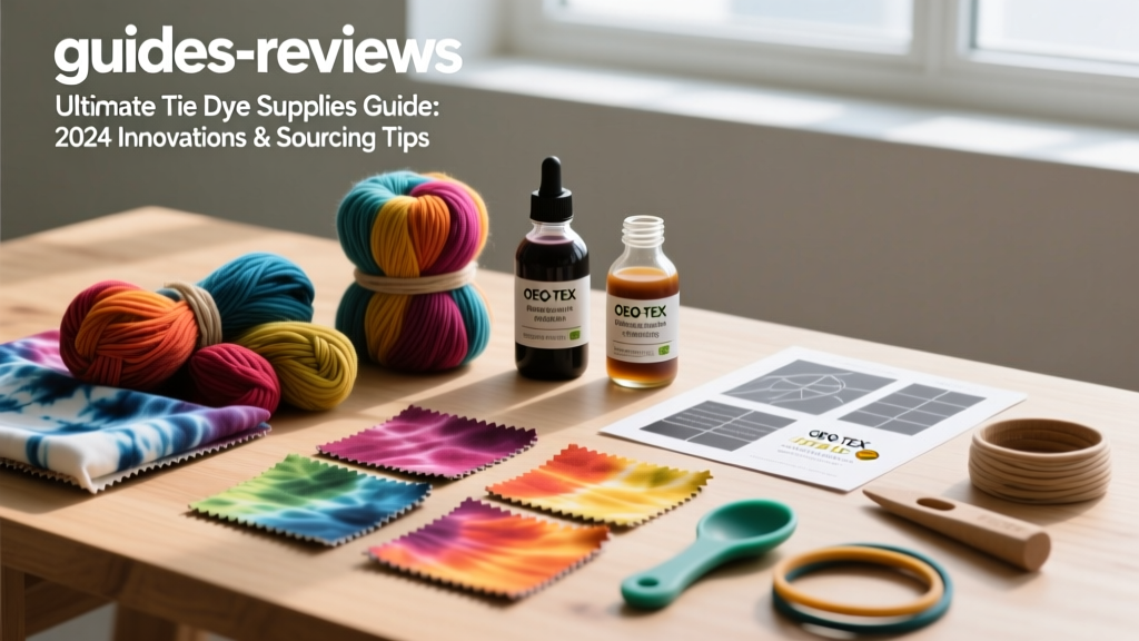 Ultimate Tie Dye Supplies Guide: 2024 Innovations & Sourcing Tips