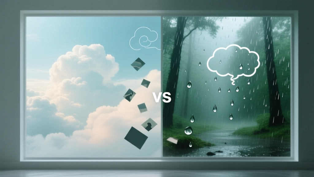 Cloud vs Rain: Dream Symbol Comparison
