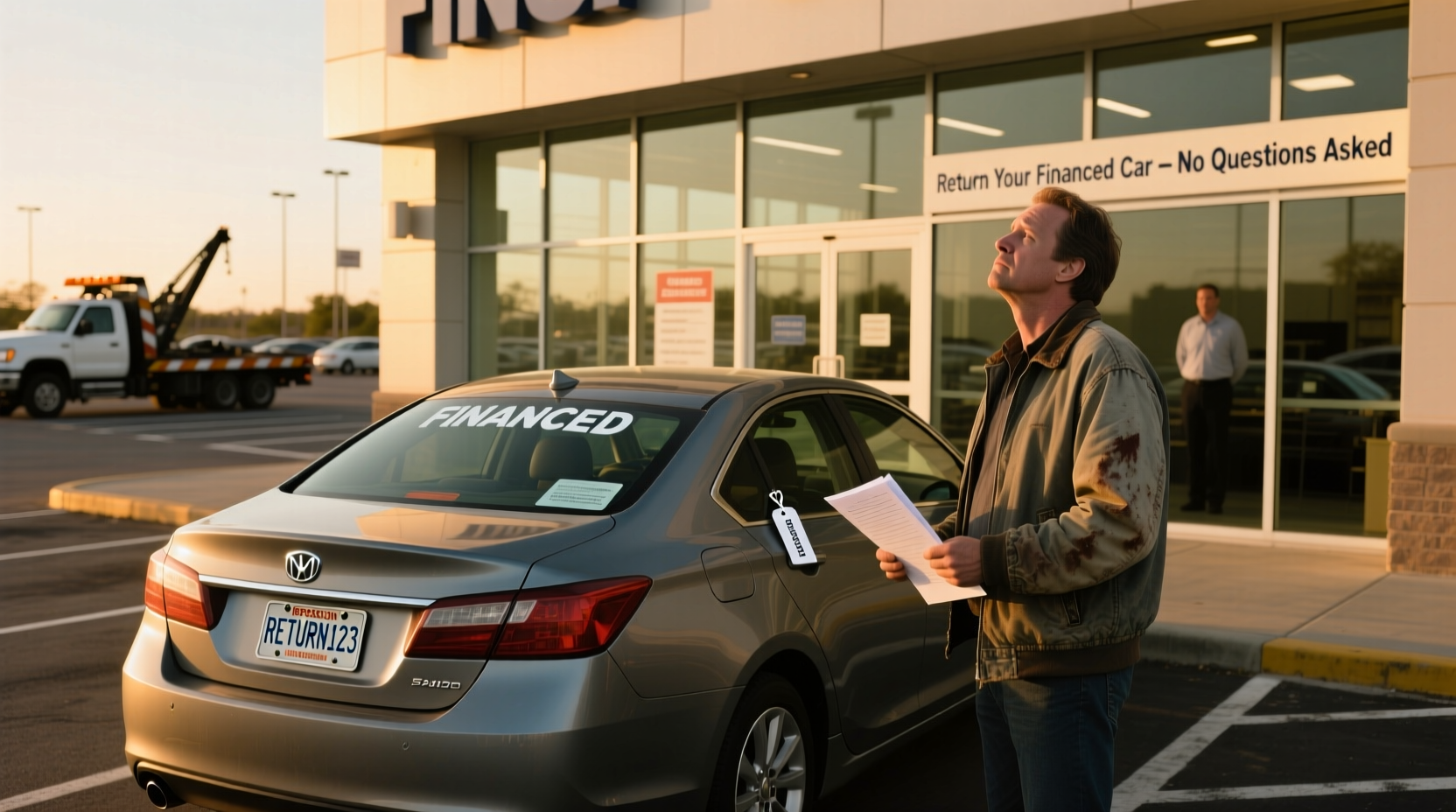 can you return a financed car back to the dealer