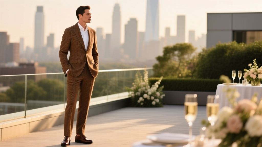 Brown Suit to Wedding: 7 Rules You Must Know (2026)