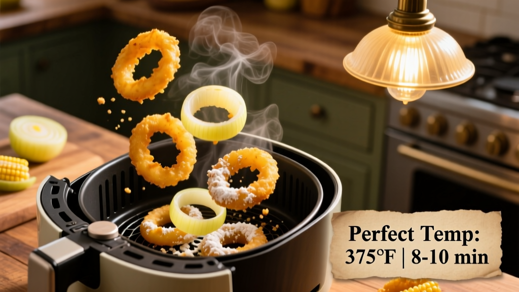 Frozen Onion Rings in Air Fryer: Perfect Temp & Tips