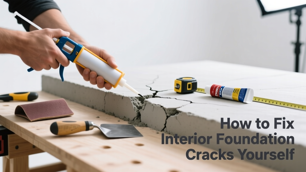 How to Fix Interior Foundation Cracks Yourself